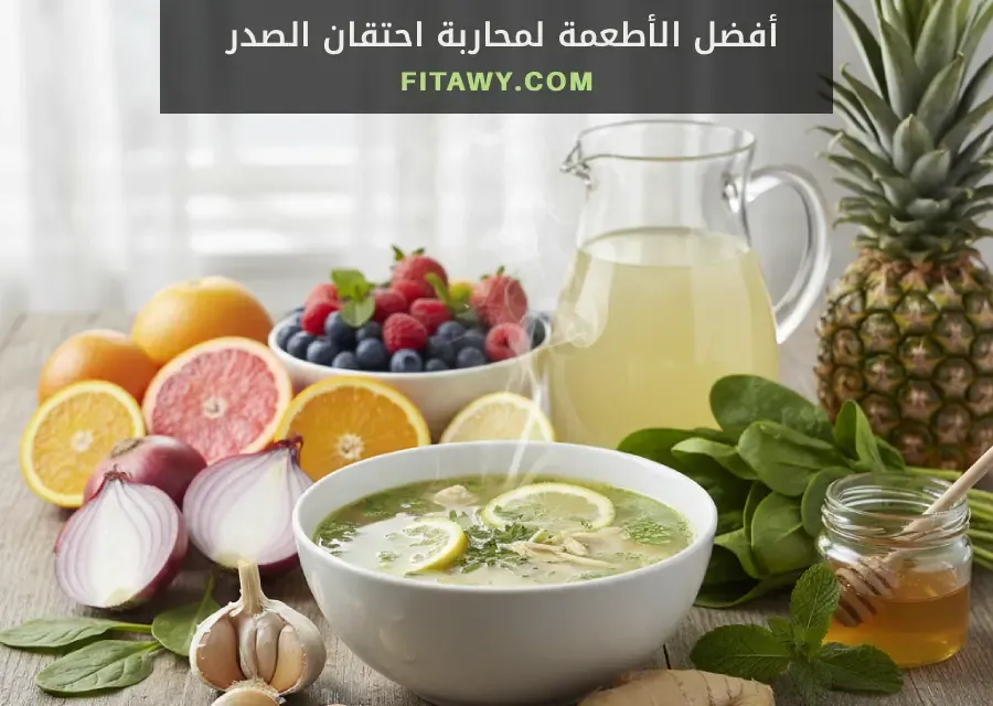 أفضل الأطعمة لمحاربة احتقان الصدر